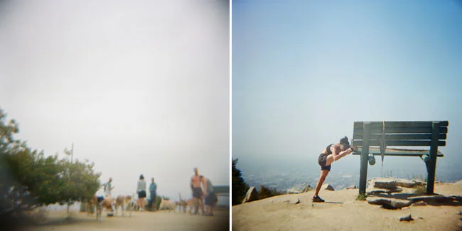 Runyon Canyon Bench Fine Art Photograph Hollywood, California