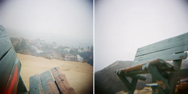 Runyon Canyon Bench Fine Art Photograph Hollywood, California