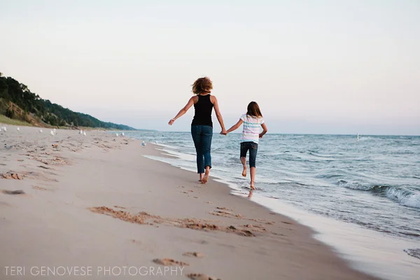 Lake Michigan Beach Family Photography ~ Relaxed, Documentary, Fine Art Portraits