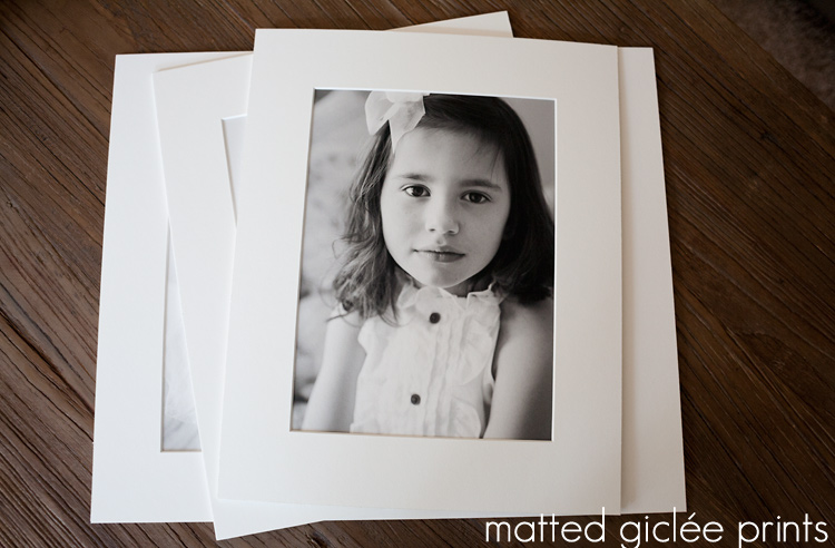 Archival Gallery Matted Fine Art Prints