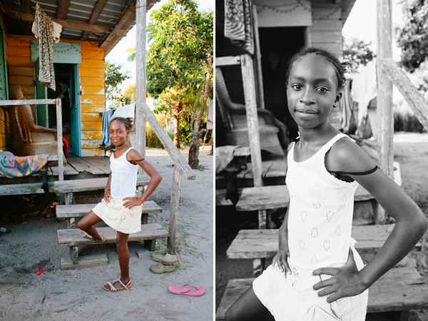Portraits taken in Hopkins, Belize