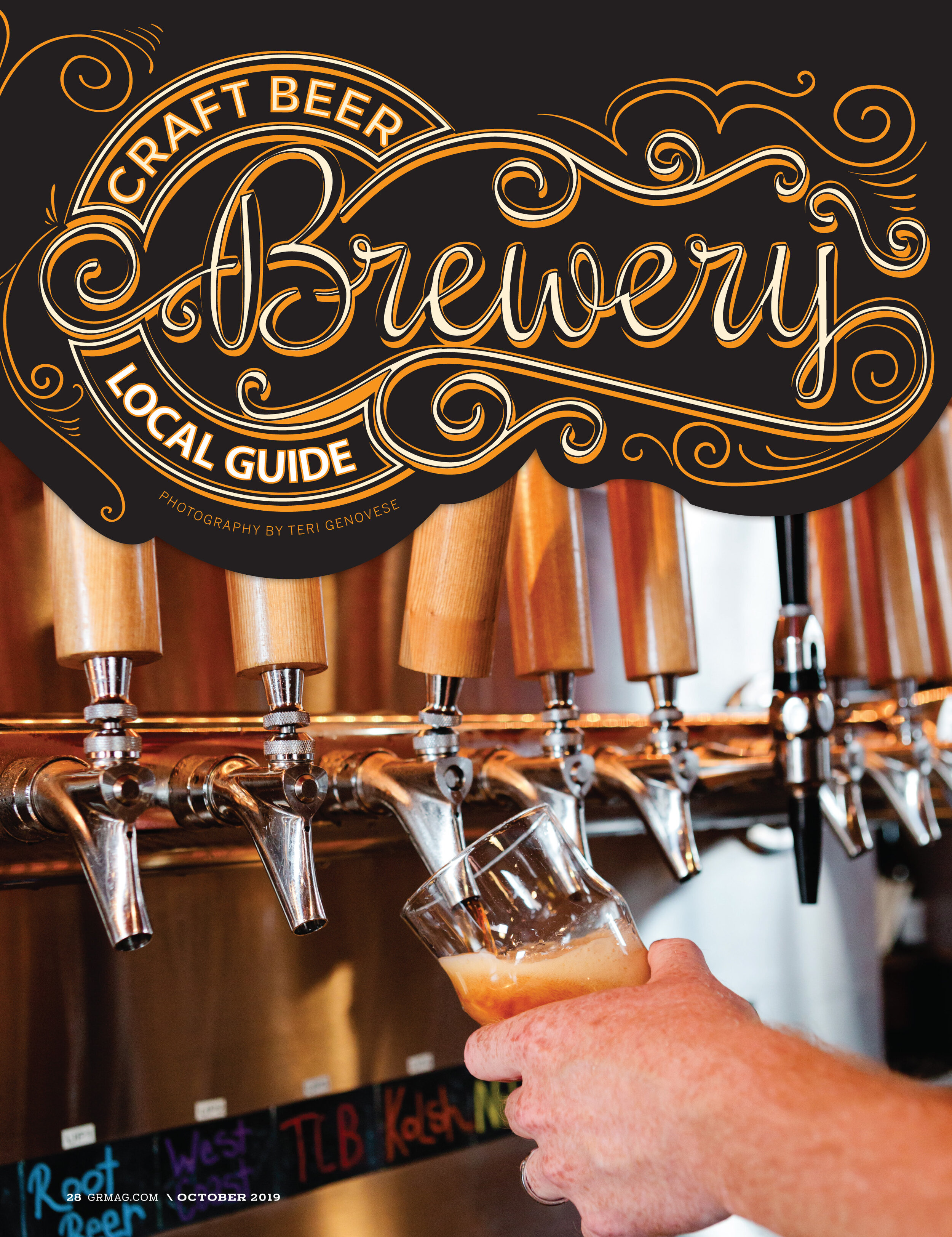 Grand Rapids Magazine Brewery Guide Cover Story - October 2019