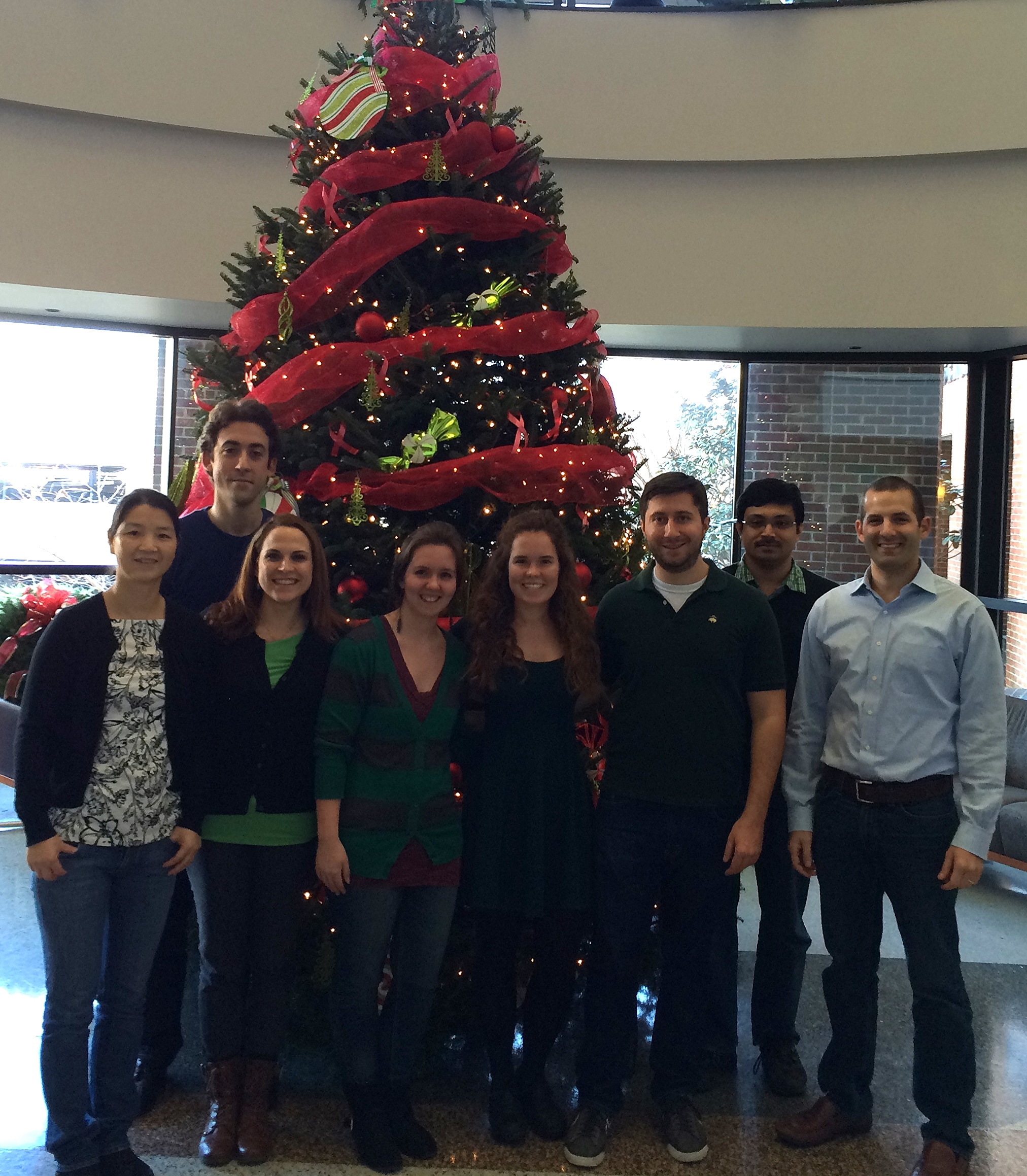 Lab Holiday Lunch, December 2015