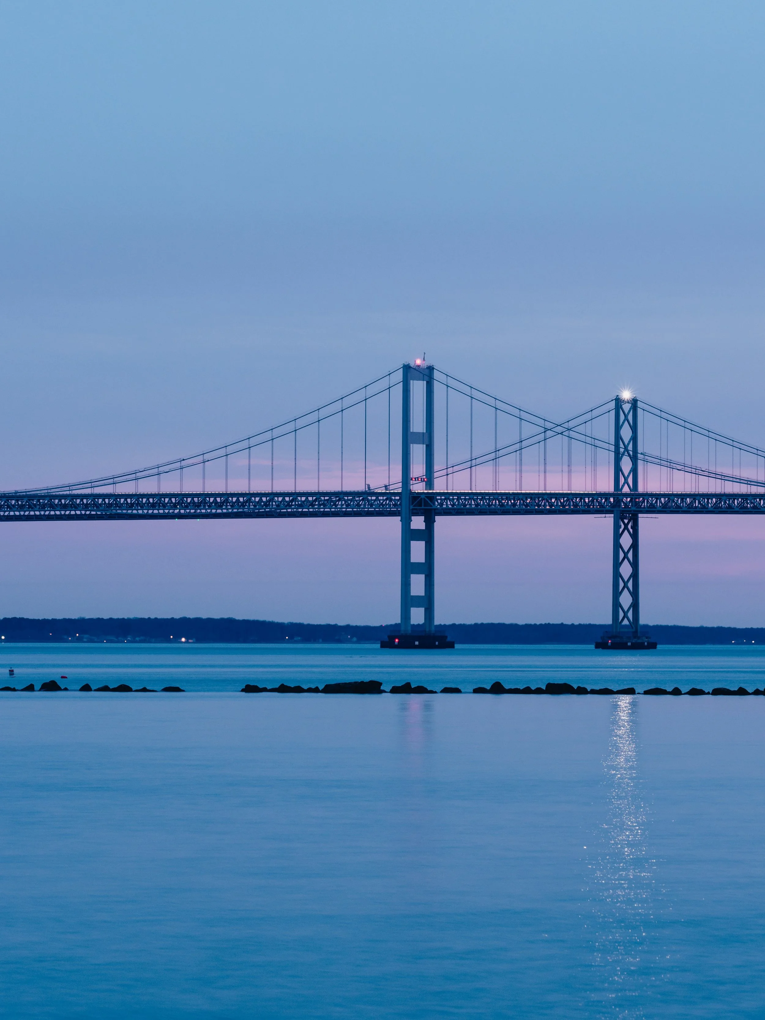 Taken from Sandy Point Beach in Chesapeake Bay, MD on February 11.