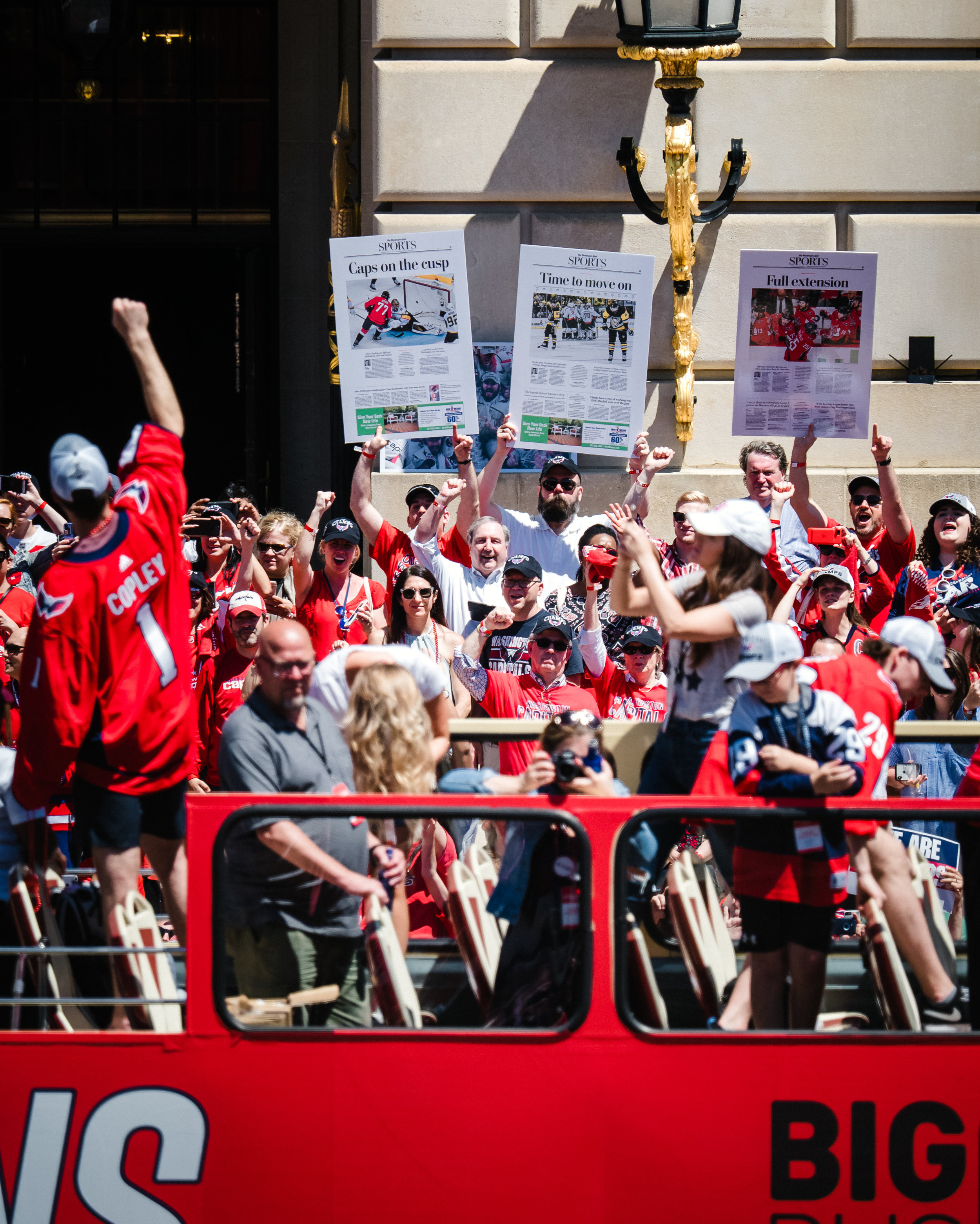WUSA9 on X: Alex Ovechkin lifts Stanley Cup at least 17 times during  Capitals victory parade   / X