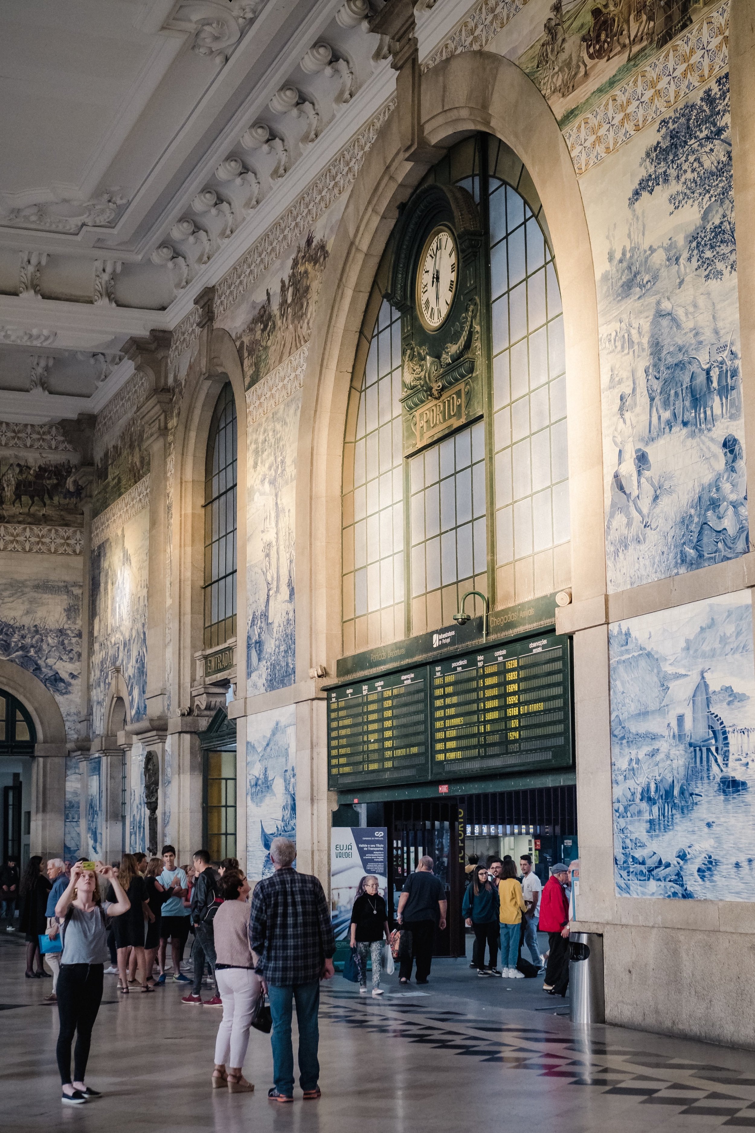 Porto’s train station is a beautiful example of the tile that can be found throughout Porto (and Lisbon).