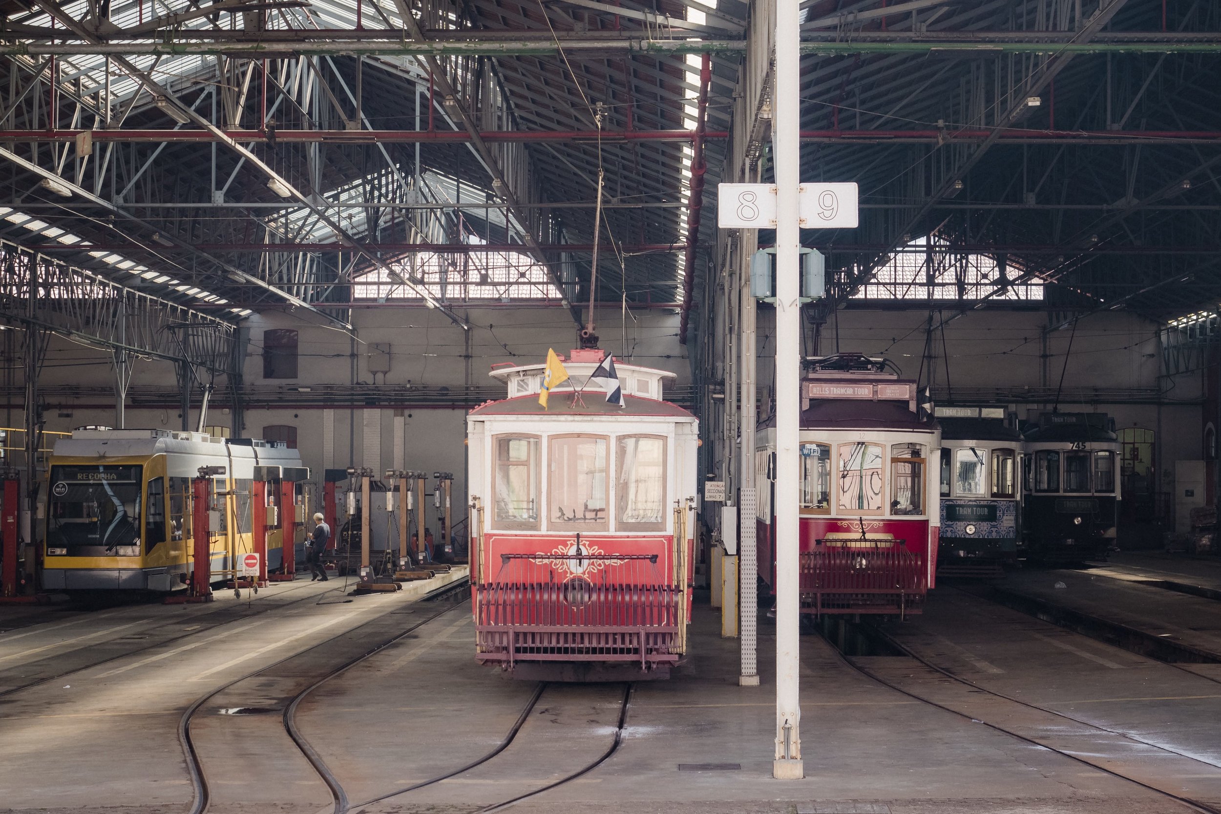 Lisbon’s tram depot