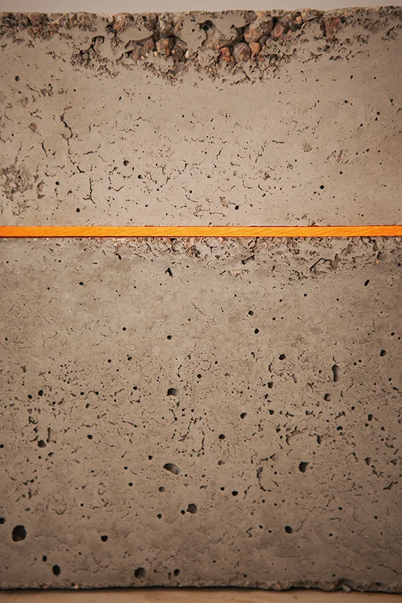Vibe Transmitter Orange (detail) Concrete, acrylic, LED light Available