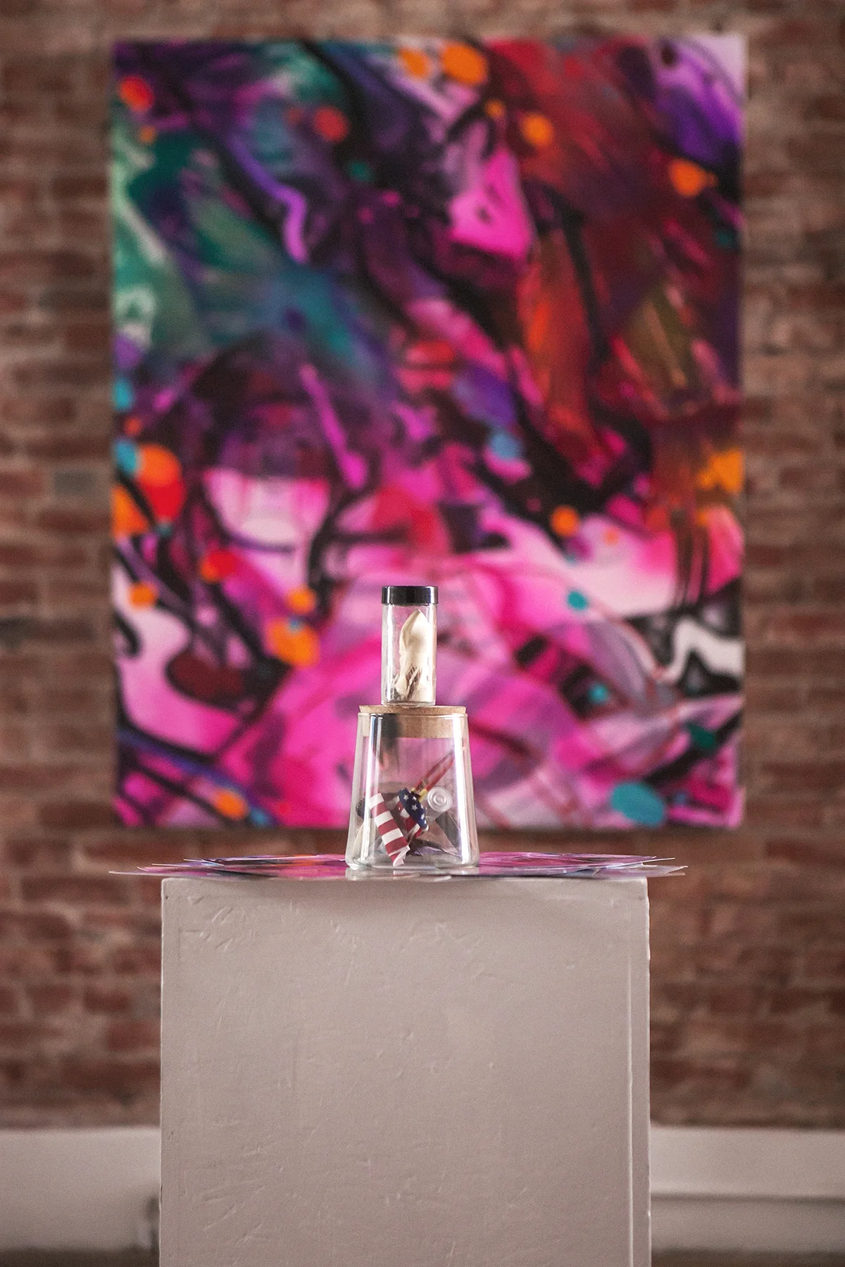 Alpha Beta 48" x 50" Available