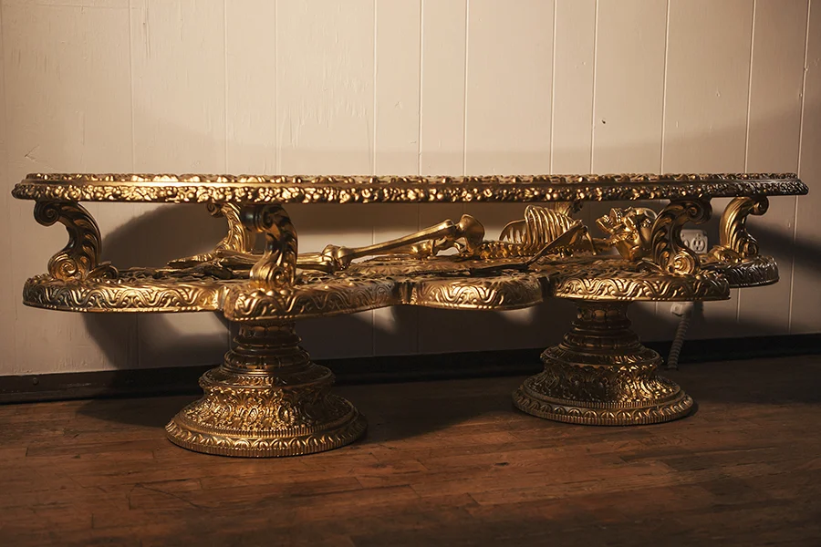 "Cartel Victim Catacomb" 56" x 25" x 17" high, Available