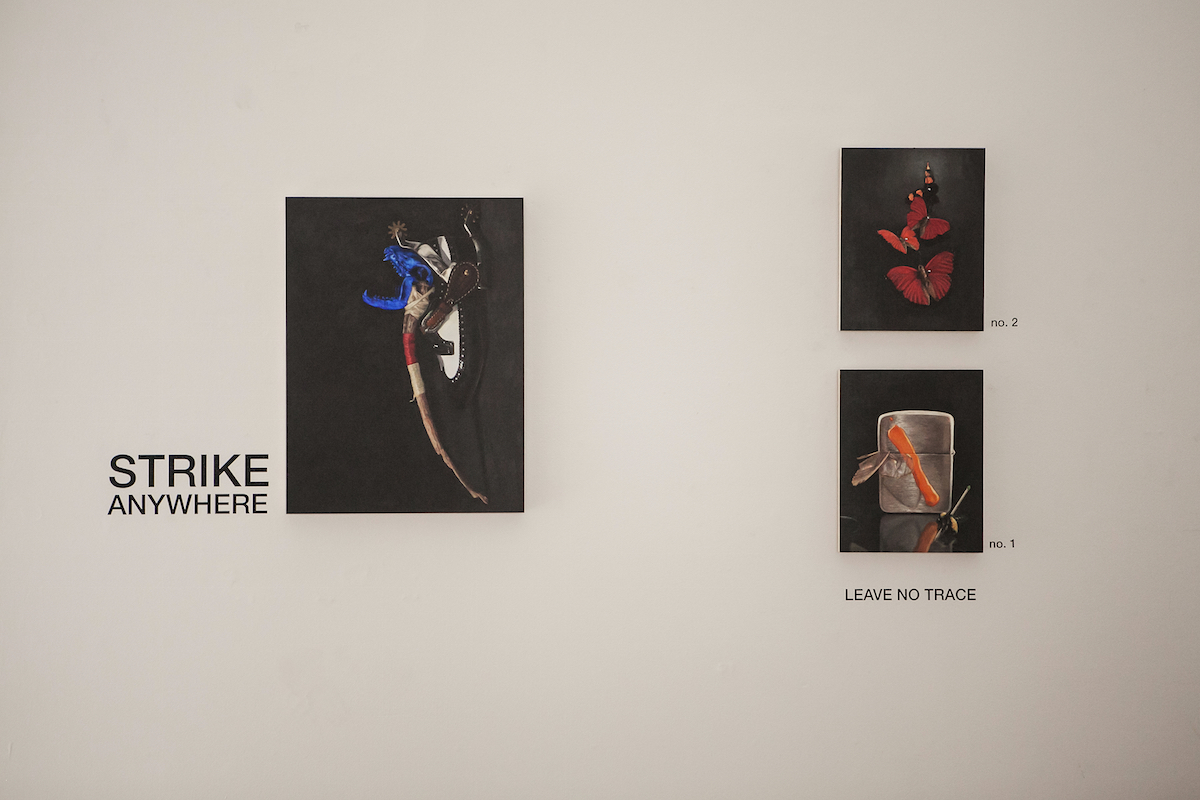 Strike Anywhere (left) Leave No Trace no. 1 & no. 2 (right top & bottom)