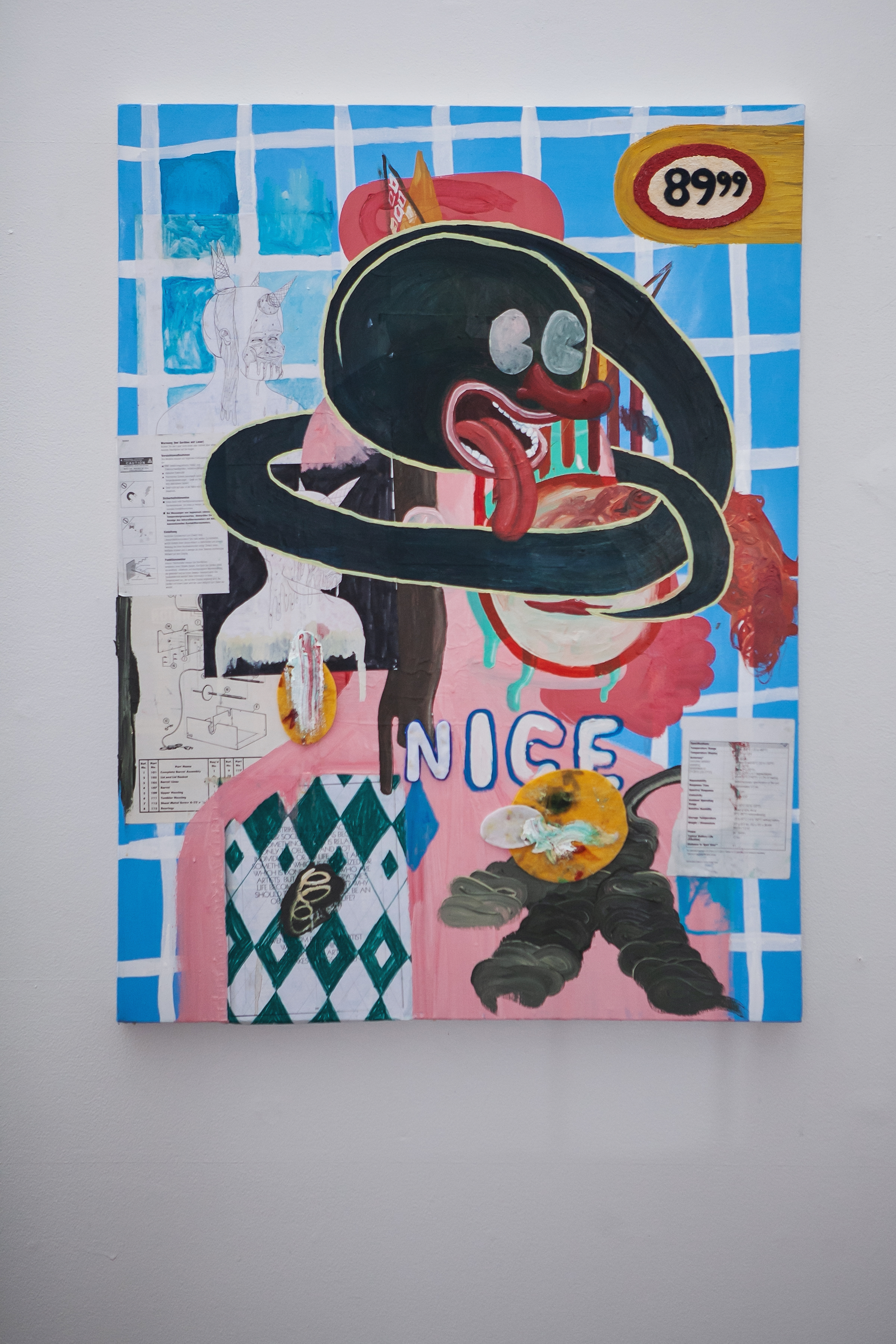 Good Boy Says a Bad Word 24 x 36 2018 $1750