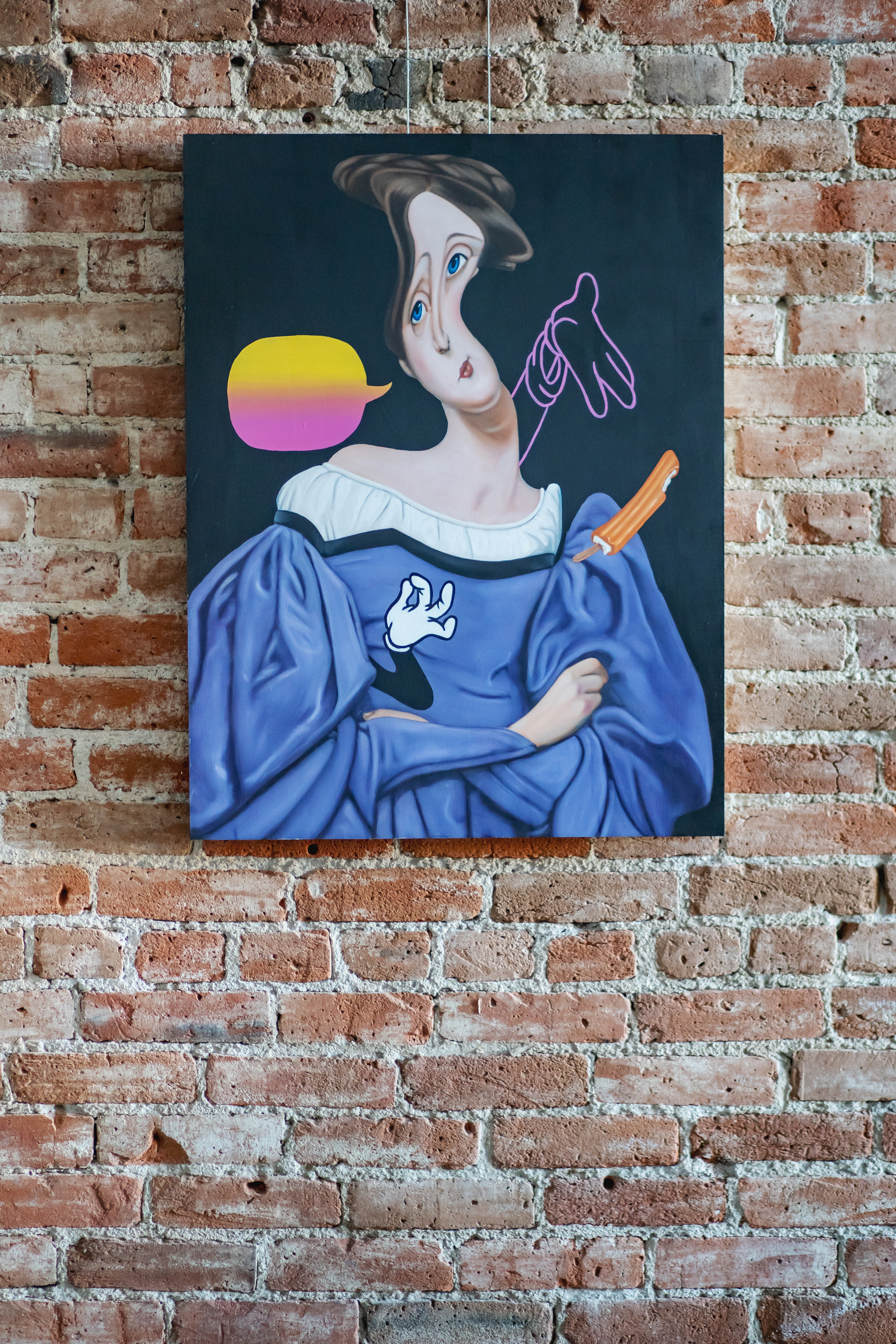 Neon - 24" x 30" - Oil on Panel - $ 1,700