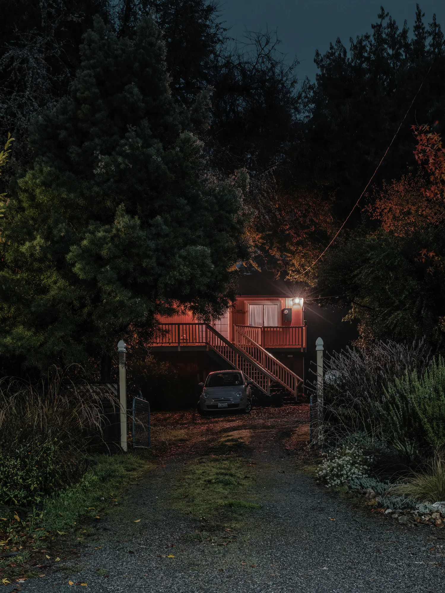 Tree House, Guerneville, CA, 2018 Archival Pigment Print Hahnemuhle Fine Art Paper Limited Edition Fine Art Print: 30” x 40” (Edition of 2) - $1600 24” x 32” (Edition of 3) - $1200 18” x 24” (Edition of 5) - $800 Contact to Purchase