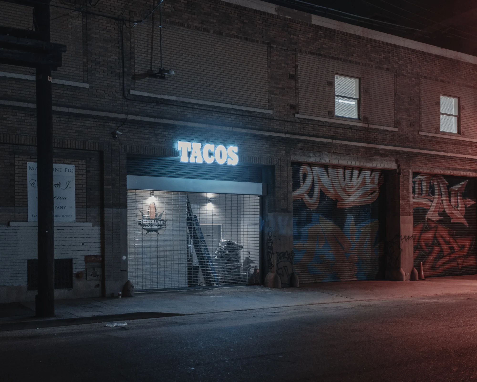 Tacos on Willow St, Los Angeles, 2017 C-Print, Kodak Endura Paper Open Edition, Signed 8”x10” - $45 Contact to Purchase