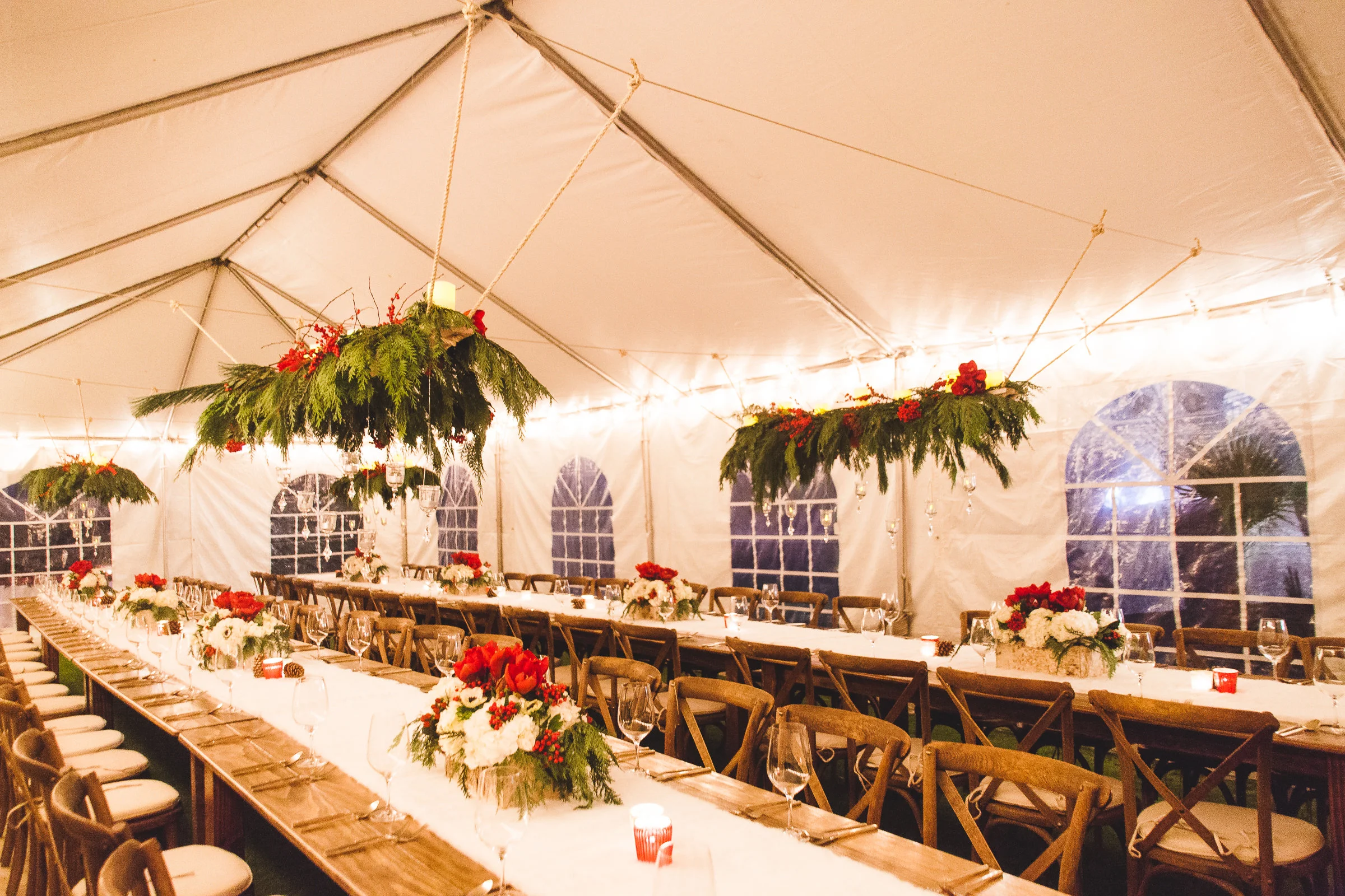 Rustic + Luxurious Christmas Party