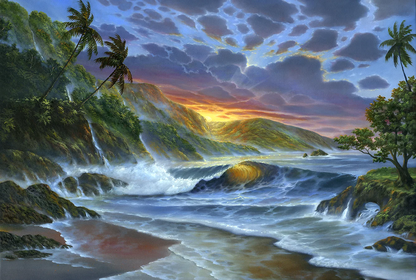 "Golden Sunrise" 24x36