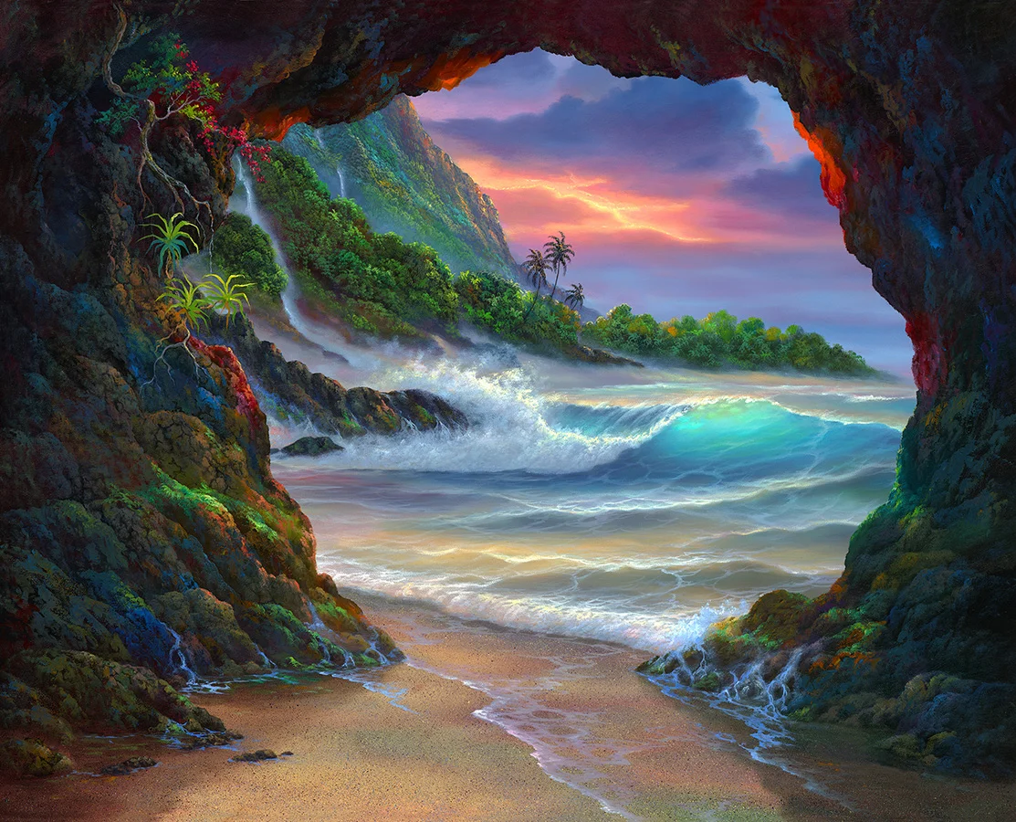 "Kauai Sea Cave" 24x30