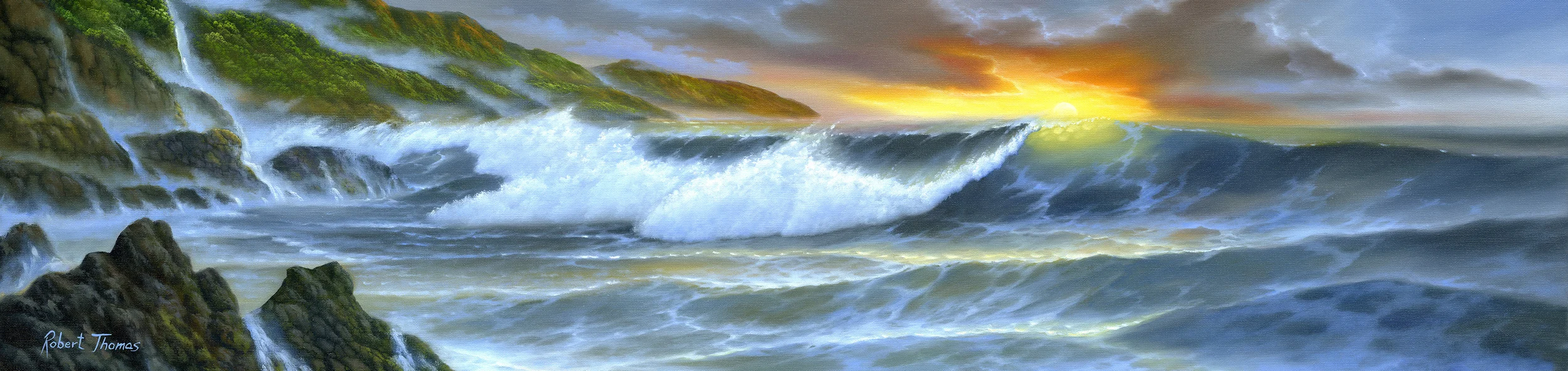 "Ocean Breaker" 12x48