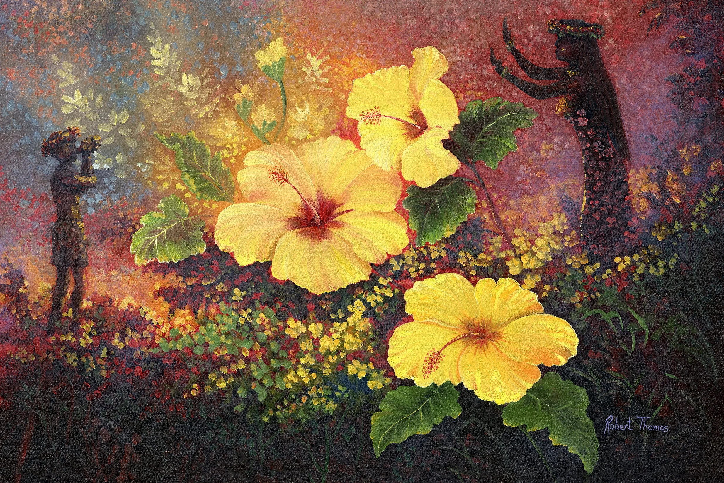 "Hula Hibiscus" 20x30