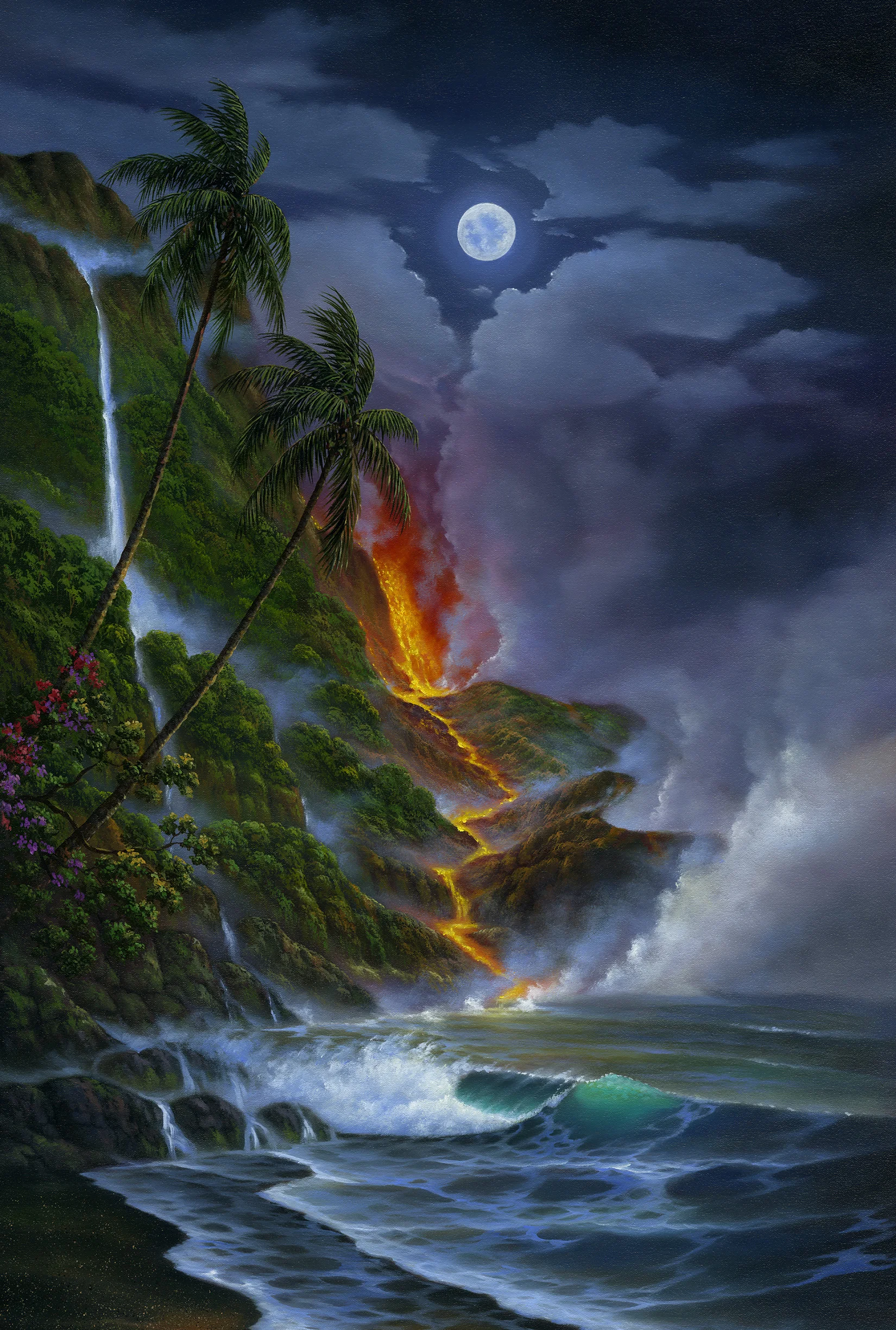 "Big Island Attraction" 24x36