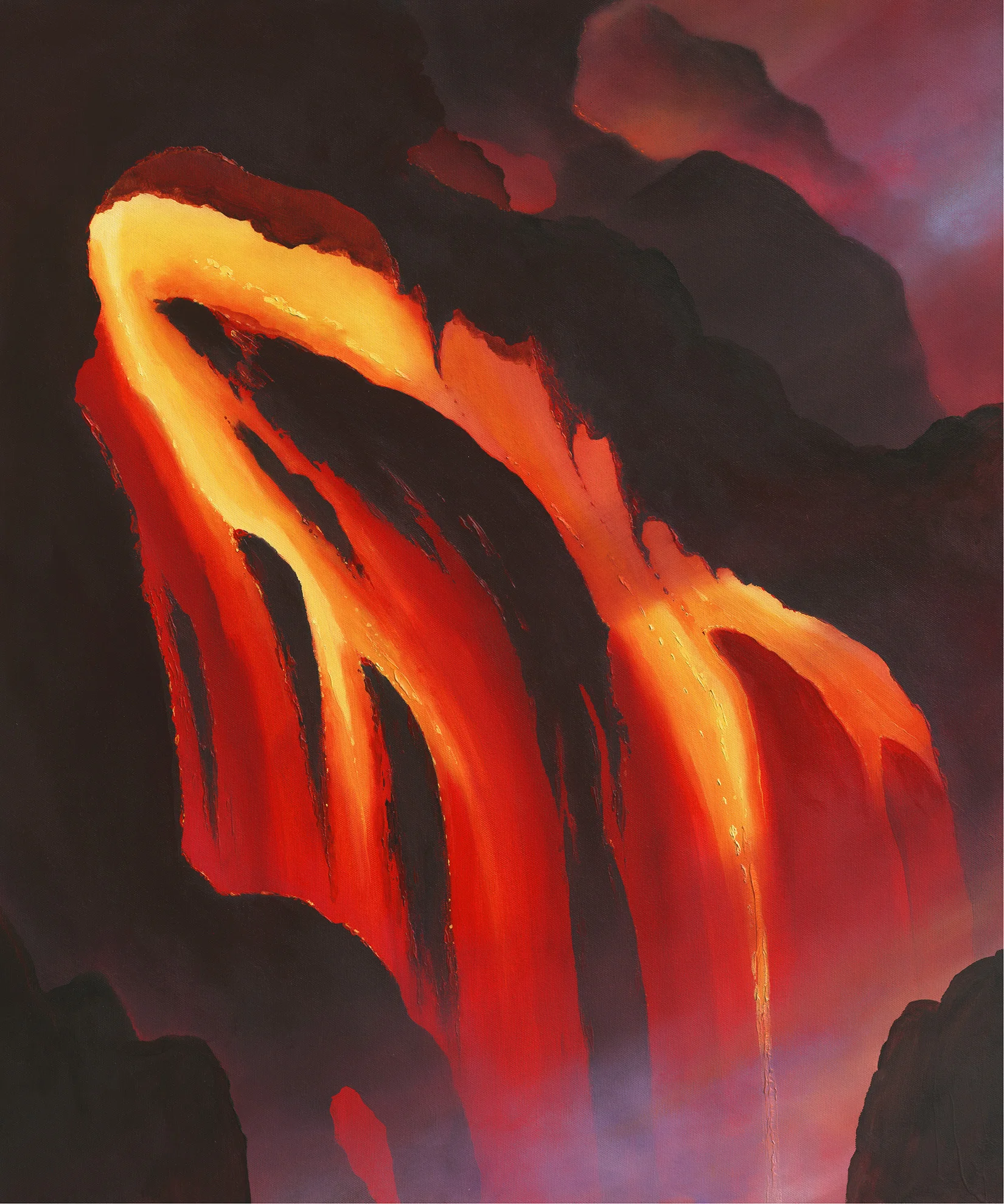 "Lava Flow" 24x30