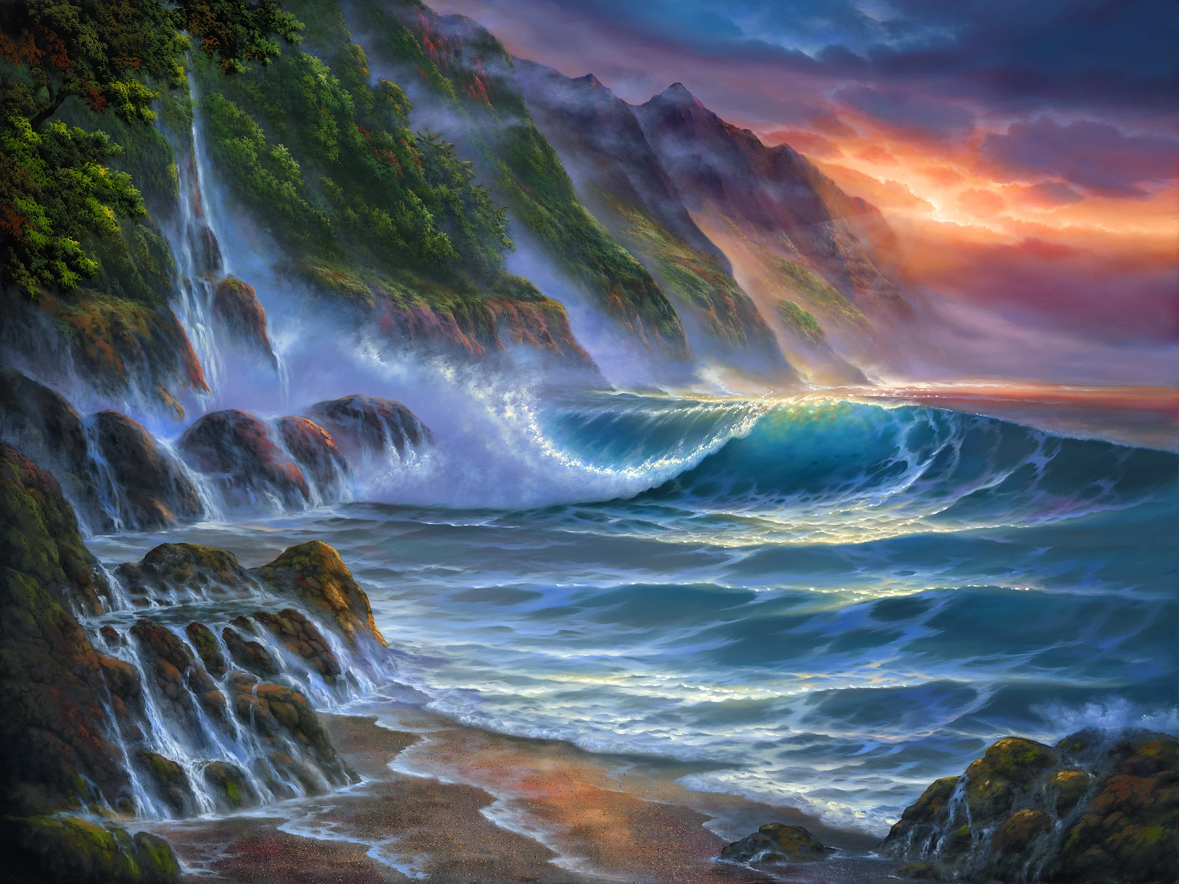 "Na Pali Coast II" 30x40