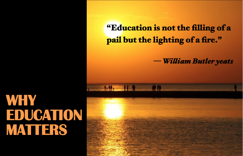 Postcard from Why Education Matters