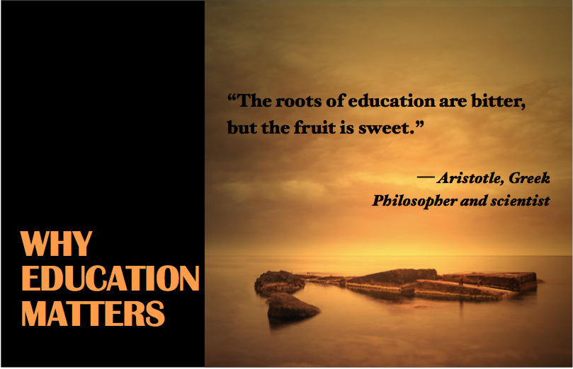 Postcard from Why Education Matters