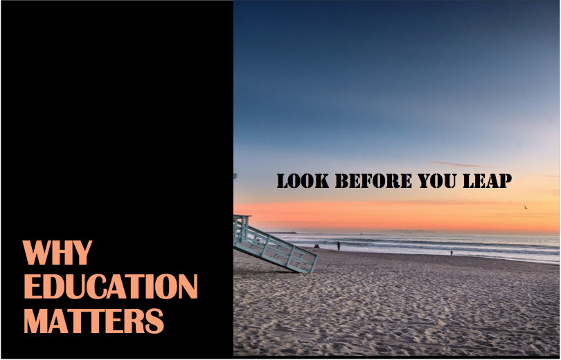 Postcard from Why Education Matters