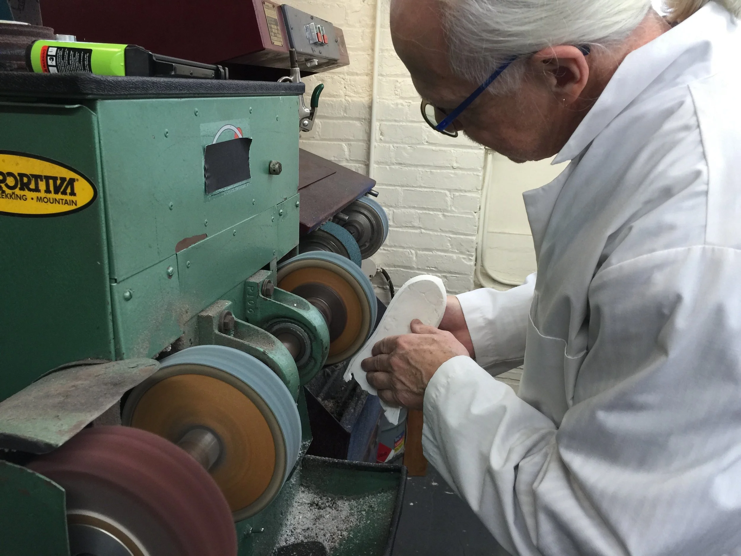 In the expert hands of David Ulan, shoe maker, this CO2 shoe was brought to reality.