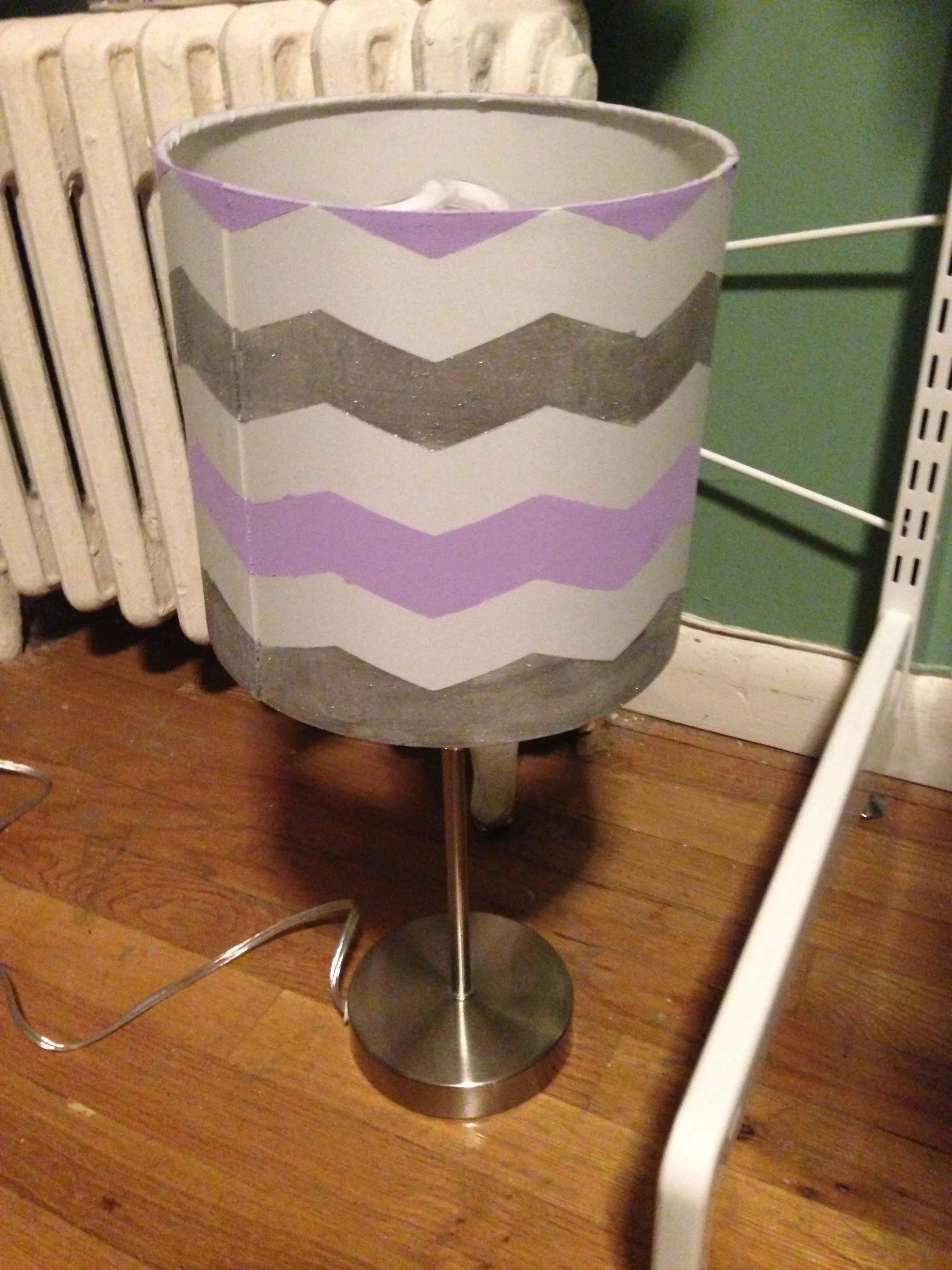 And painted her lamp