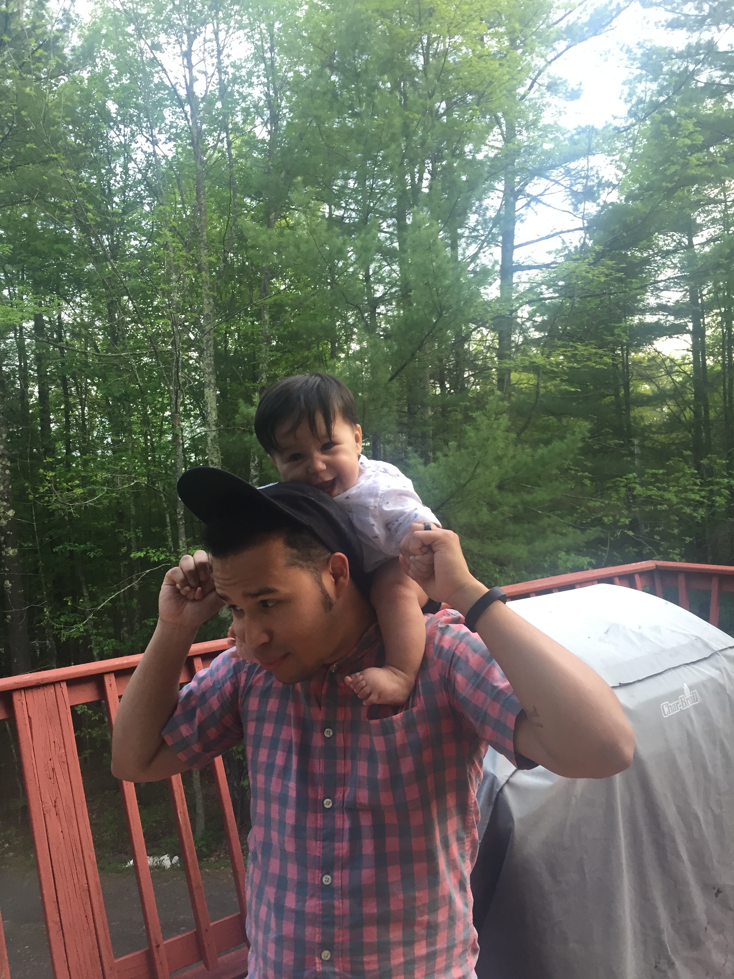 Hanging with Papi in the Catskills