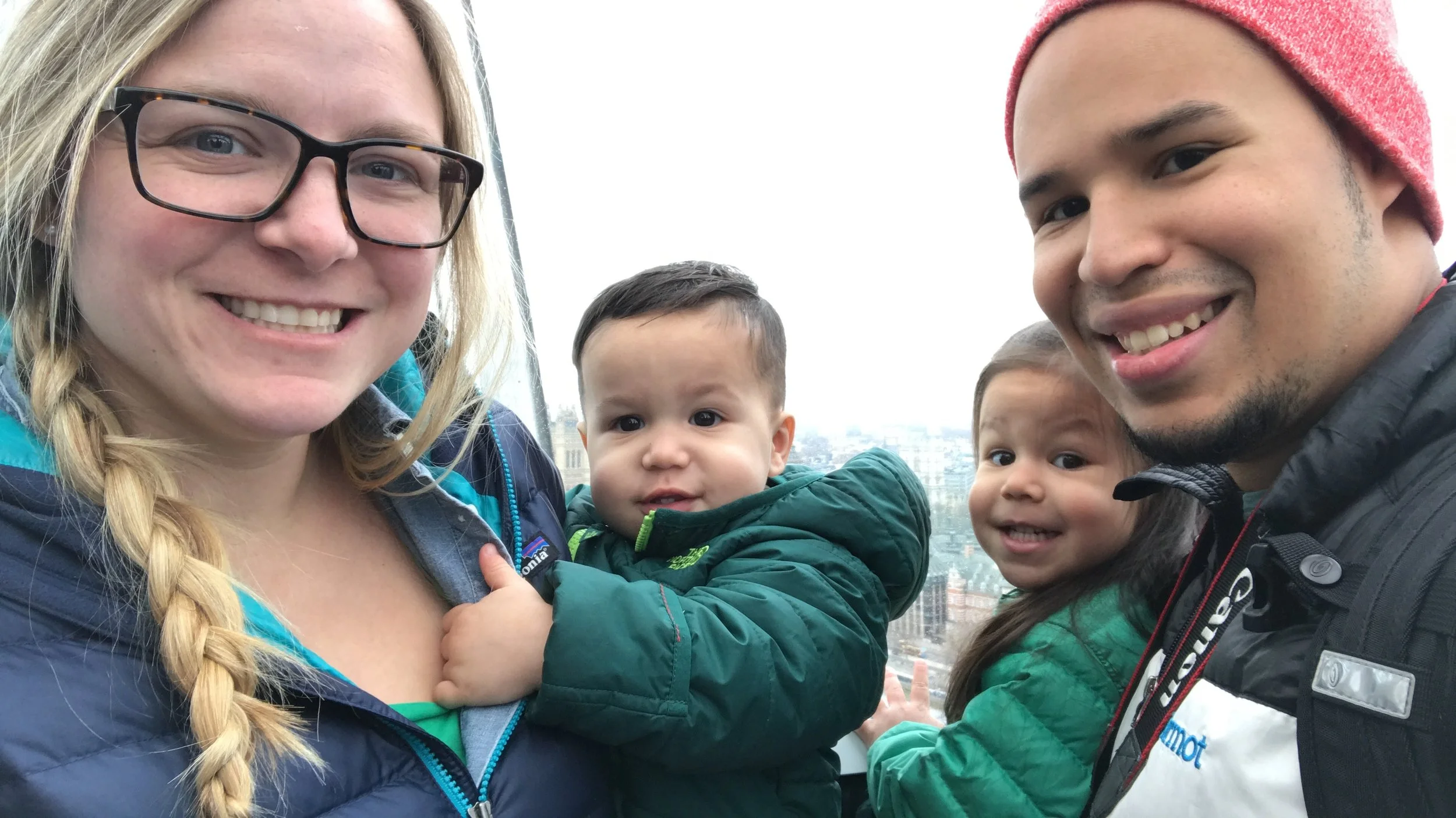 Atop the London Eye