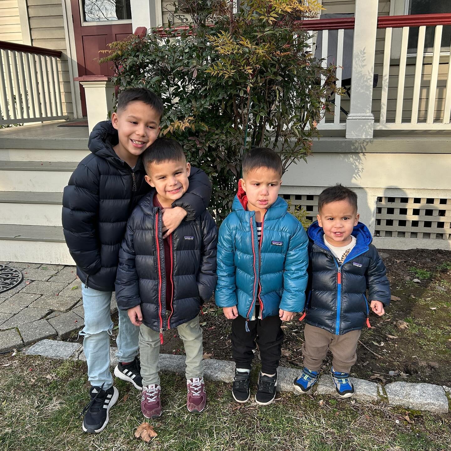 Feb 2024.
Fresh haircuts for the boys, first barbershop cut for Anders!
Lots of snow, Aly built lots of snow babies and a snow nursery and they were the last to melt away 😆
A Knicks game. 💙🧡
Valentine's party. 
Fishing with friends. 
Student of th