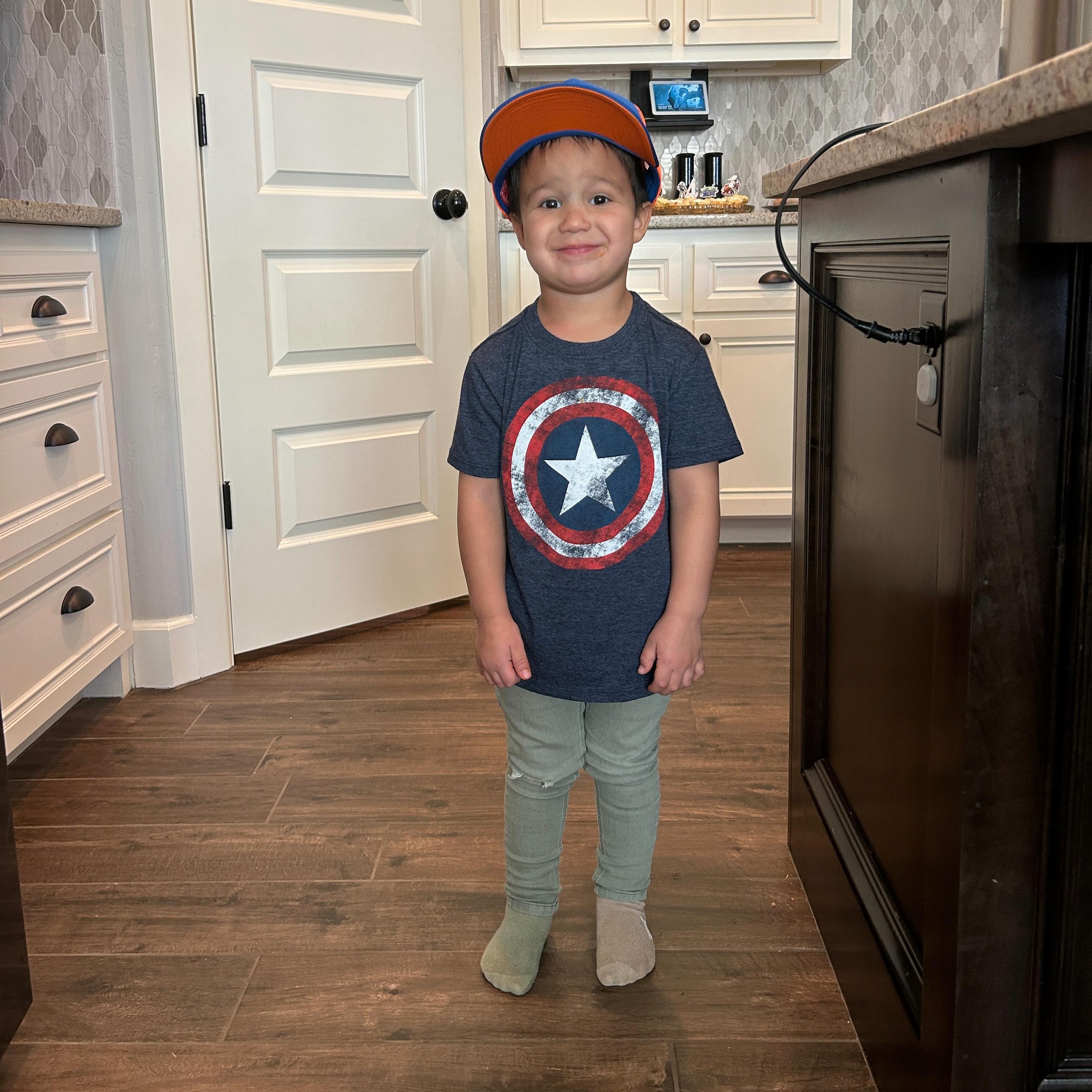 Few things make this boy smile for pictures, but being the birthday boy is one of them! Happy 4th birthday to the boy who wears us all out, but equally fills our heart so full. Love you, Luca Puka!