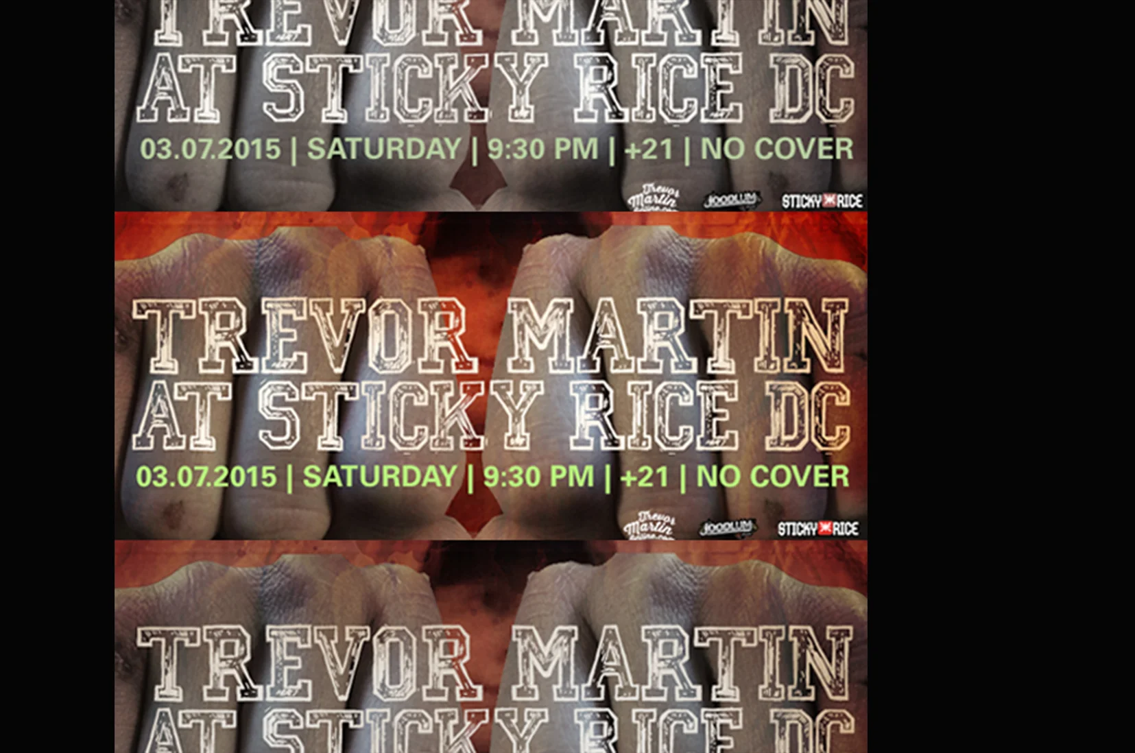 TREVOR MARTIN at STICKY RICE