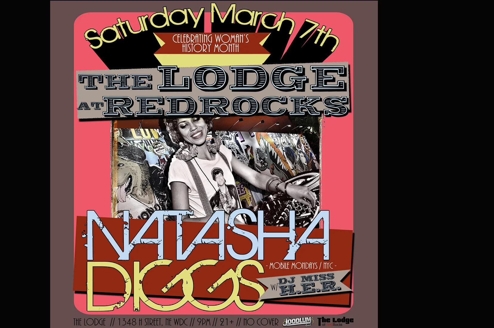 NATASHA DIGGS (Mobile Mondays/NYC) w/Miss H.E.R. at THE LODGE AT REDROCKS