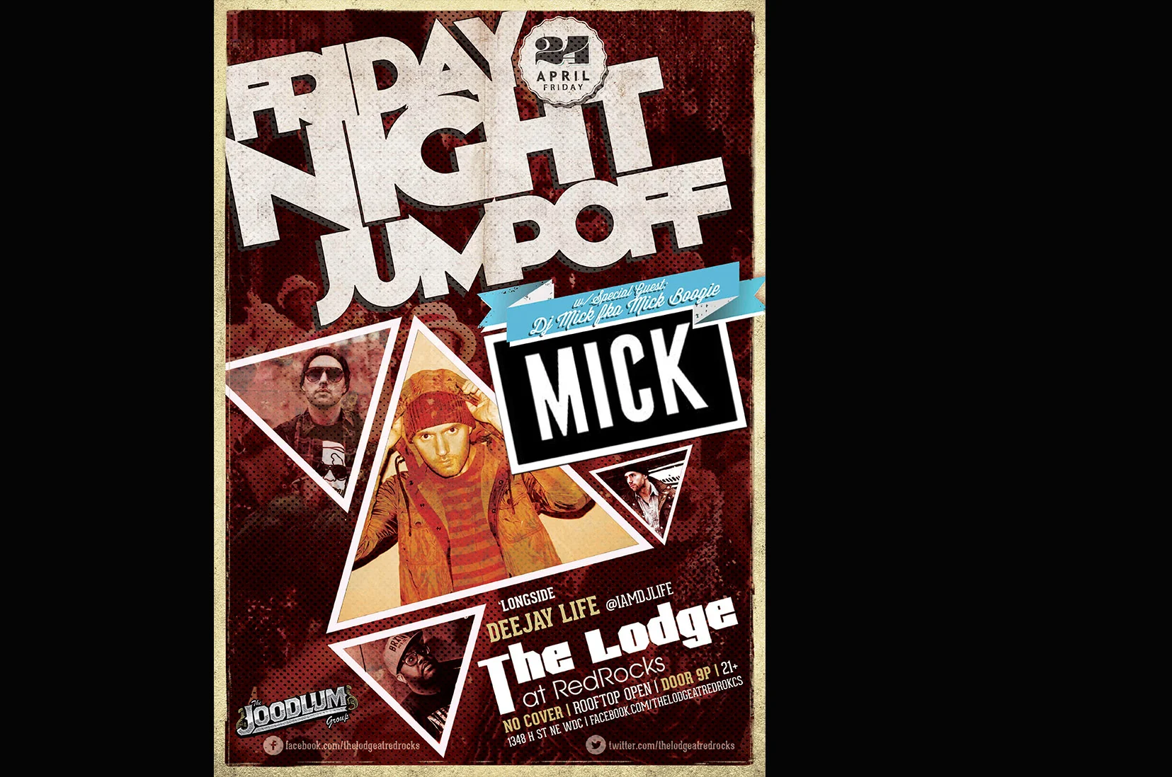 FRIDAY NIGHT JUMP OFF w/special guest MICK (fka: Mick Boogie) & DEEJAY LIFE 