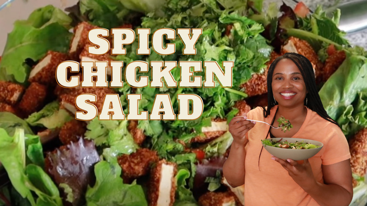 Spicy Vegan Chicken Salad - EASY Lunch Recipe