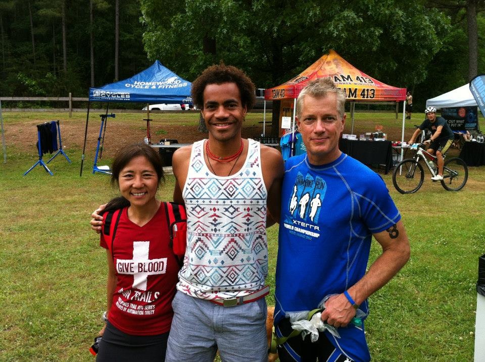 Nozomi, James and I @ registration