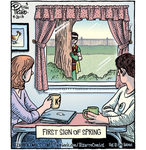  Yup, "Spring" is here. 