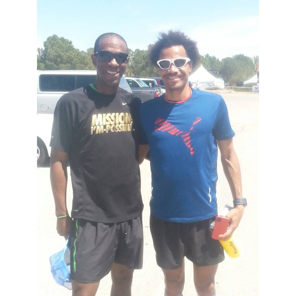Nice meeting another supportive fan & XTERRA runner: Kevin Younblood