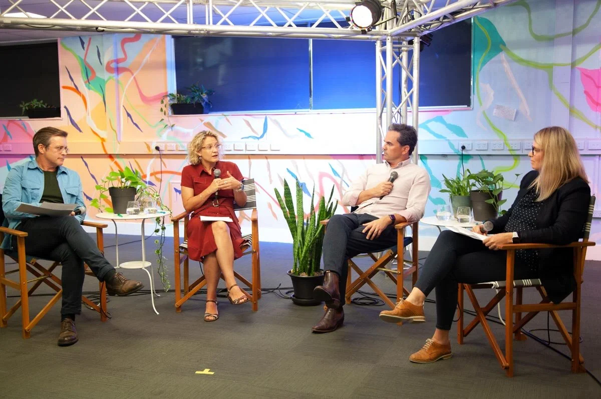 Session | Essential Natural Spaces: Landscape Design TrendsDamian Thompson,&nbsp;Director, Lat27; Cathryn Chatburn,&nbsp;Director, Urban Enquiry; Simon White,&nbsp;Head of Design, Aria Property Group; Chair: Natalie Hoitz,&nbsp;Director, Design, Urb…