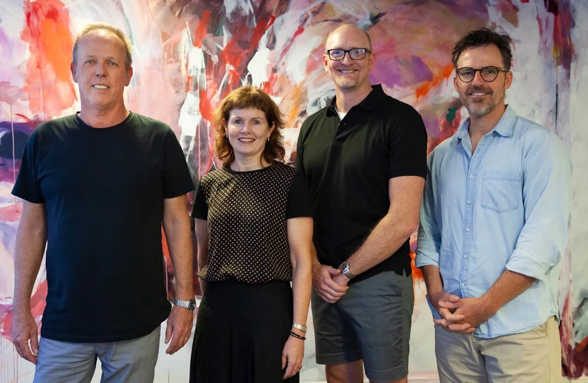 Justin O’Neill, Principal, O’Neill Architecture; Sarah Briant, Director, Quirk Architecture; Paul Butterworth, Director, Paul Butterworth Architect; Shaun Lockyer, Director, Shaun Lockyer Architects