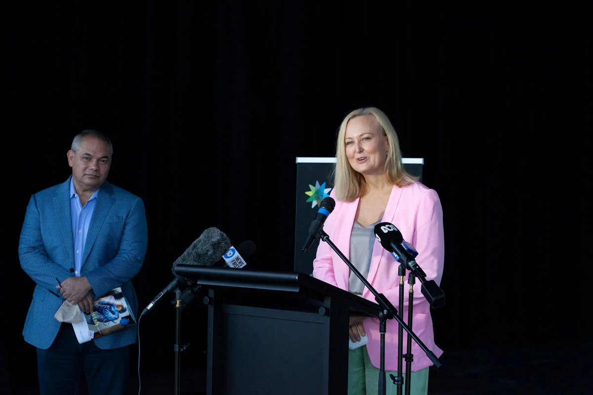 Tracy Vieira  - Chair of APSA with Mayor Tom Tate | City of Gold Coast