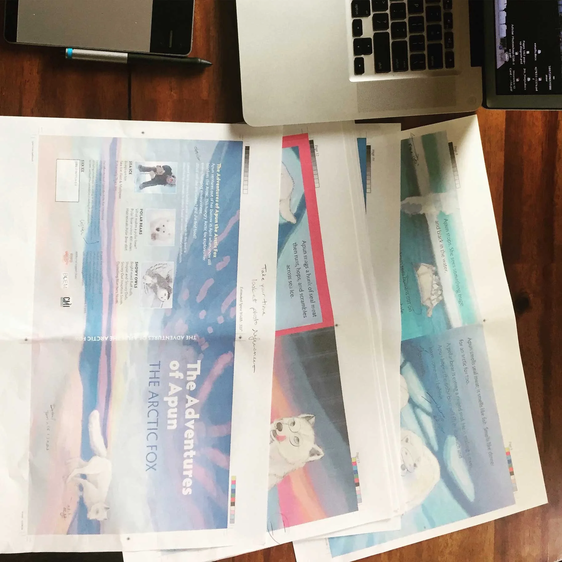 Working on the final edits
