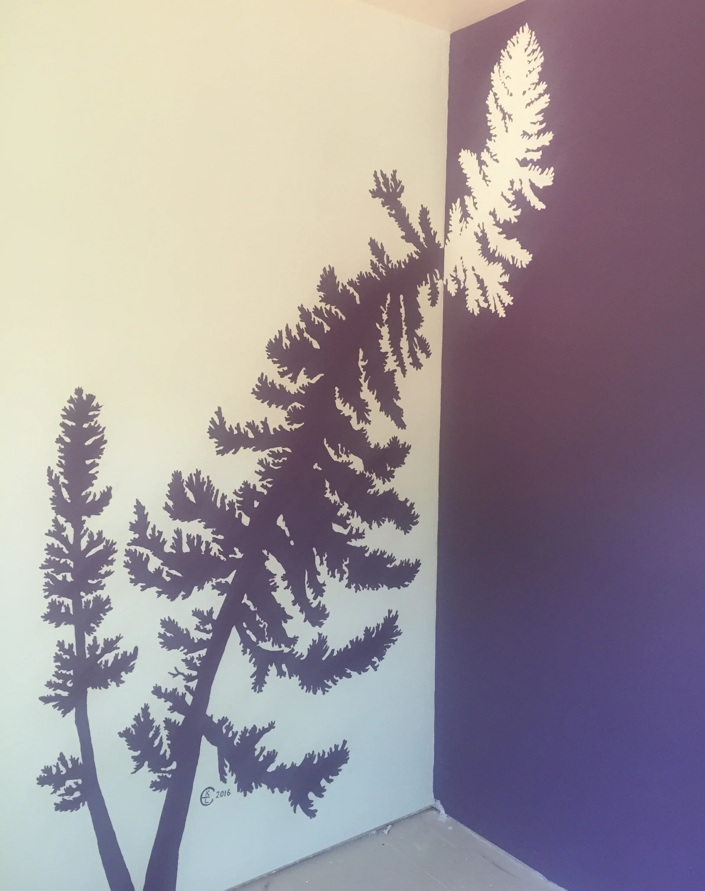 Spruce Tree Mural