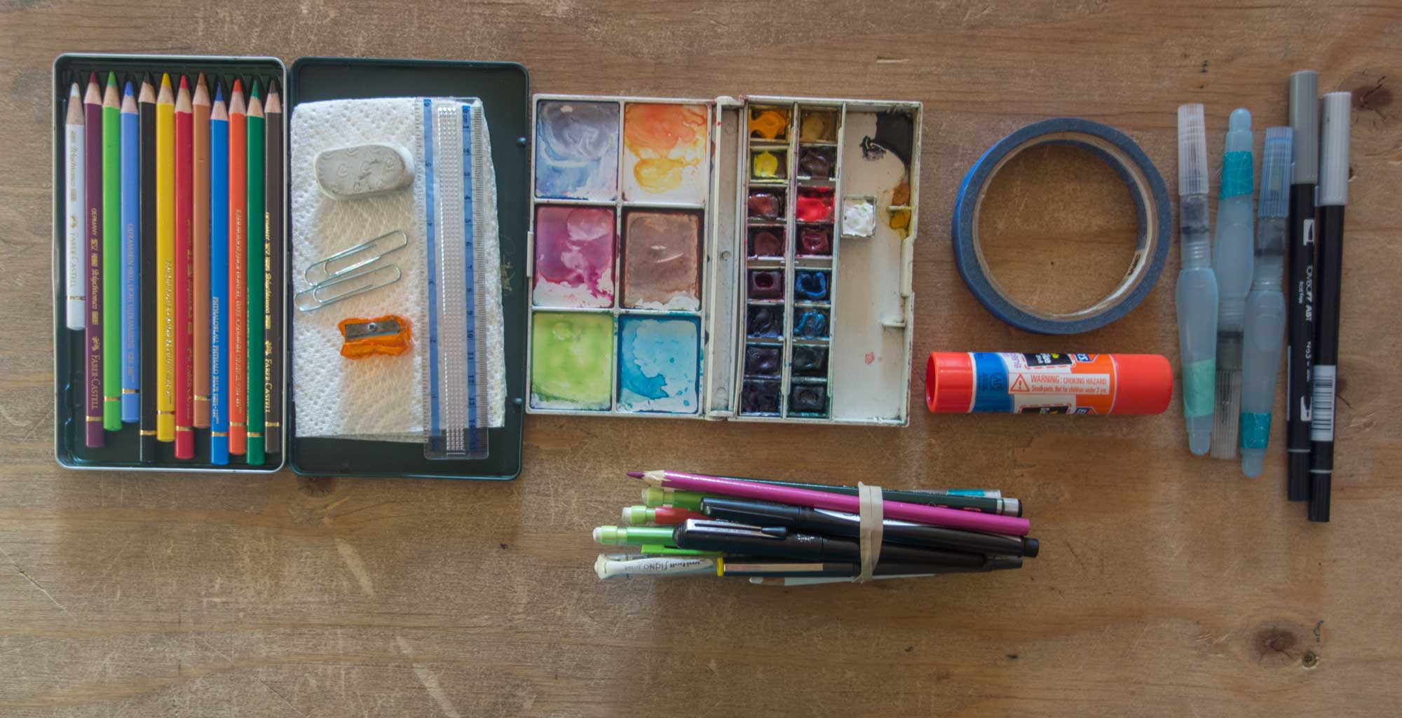 Creating a Travel Sketchbook Kit