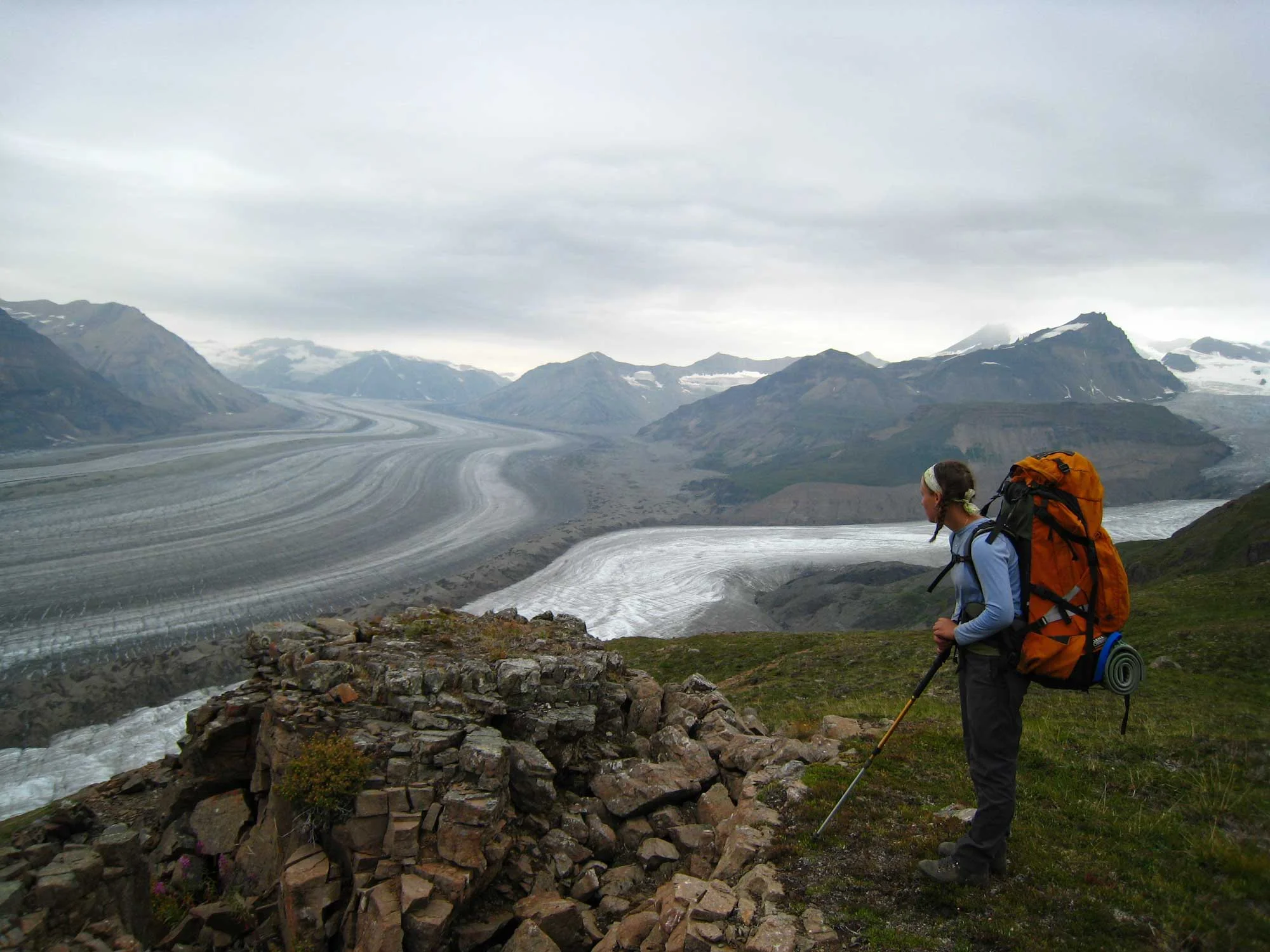 Backpacking in the Wrangells. Photo by Greg Runyan